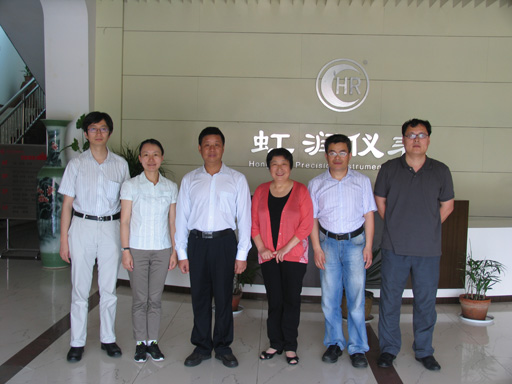 上海理工大學領導、教授一行考察虹潤公司